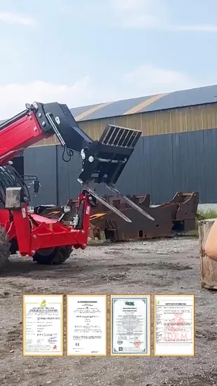 Small Wheel Loader Small Forklift Skid Steer Loader 4WD Front Loader with CE Certification