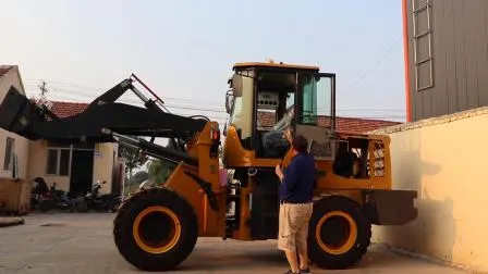 Chine Fabricant de chargeurs Machines de construction Mini chargeuse compacte à petites roues CE/ISO